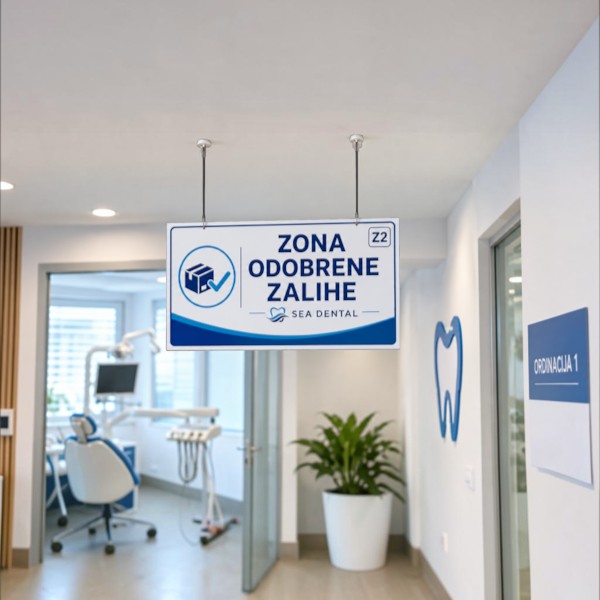 Tabla je pogodna za informisanje, označavanje prostora, isticanje obavještenja i reklamnih poruka. Zahvaljujući kvalitetnoj štampi i mat završnoj obradi, sadržaj je jasno vidljiv, a tabla se lako uklapa u različite poslovne i javne prostore.