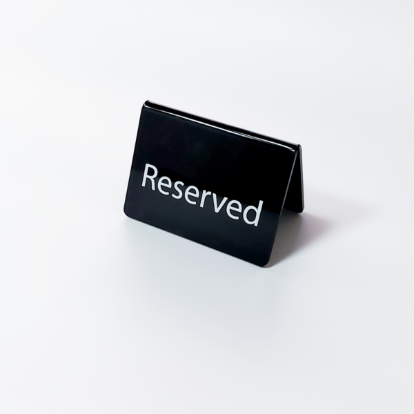 Štampane kliritne table/znak “RESERVED”, format A7